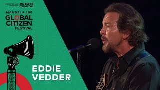 Eddie Vedder Performs Cover of “Imagine” | Global Citizen Festival: Mandela 100