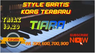 Download lagu TIARA STYLE GRATIS KORG || BAHAN TRIAZ 19,20 ||PA300,600,700,900,1000,3x,4x mp3