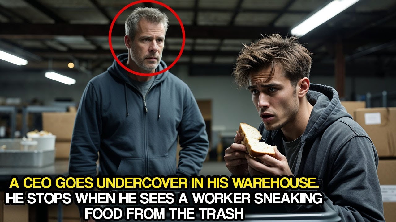 A Worker Was Sneaking Food From the Trash. The Undercover Boss Saw and Was Shocked To Hear Why