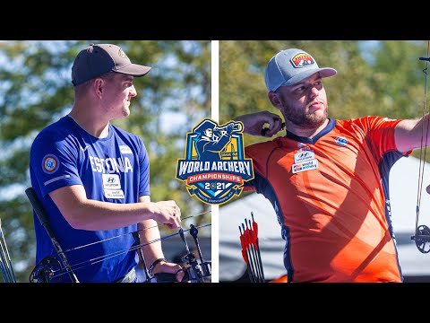Robin Jaatma v Mike Schloesser – compound men semifinal | Yankton 2021 World Archery Championships