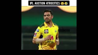 Deepak Chahar 14 கோடி 😨 என்ன ஆகும்? IPL Auction CSK Atrocities | IPL New Rules 🔥 #shorts
