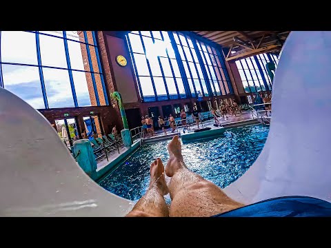 Isbrekker DEEP Dive JUMP WaterSlide at RULANTICA