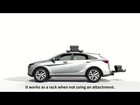 INNO Quick Lock Modular Systems: Quick base Tray for Roof or Hitch and Cargo box, Bike, Ski racks