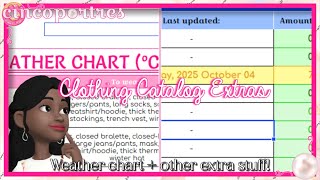 Clothing Catalog + Extras Part 2