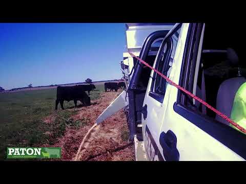 Paton’s ute-mounted trail feeder in action