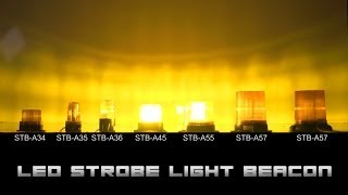 Amber LED Strobe Light Beacon