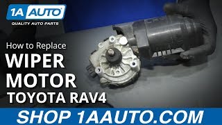 How to Replace Wiper Motor 05-16 Toyota RAV4