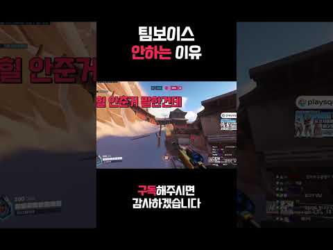 팀보이스를 쓰기 싫은 이유