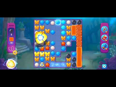 Fishdom Super Hard Level 10707 (with Double Lightning and extra moves) @choraelmin