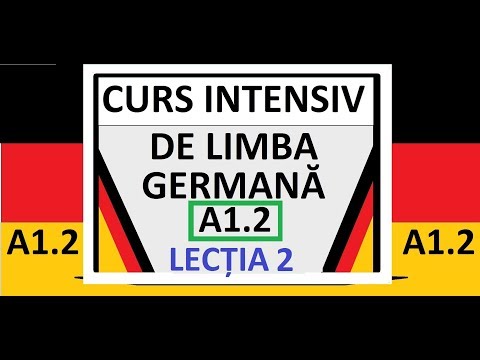 CURS INTENSIV de Limba Germana pentru incepatori | A1.2 | LECTIA 2