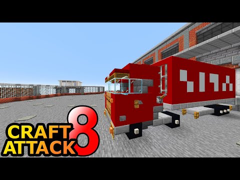 The first truck delivers to the factory! - Minecraft Craft Attack 8 #65