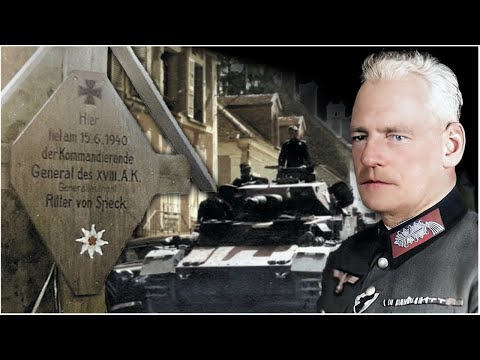 General Hermann von Speck (1888 - 1940) - the first fallen active general of the Wehrmacht