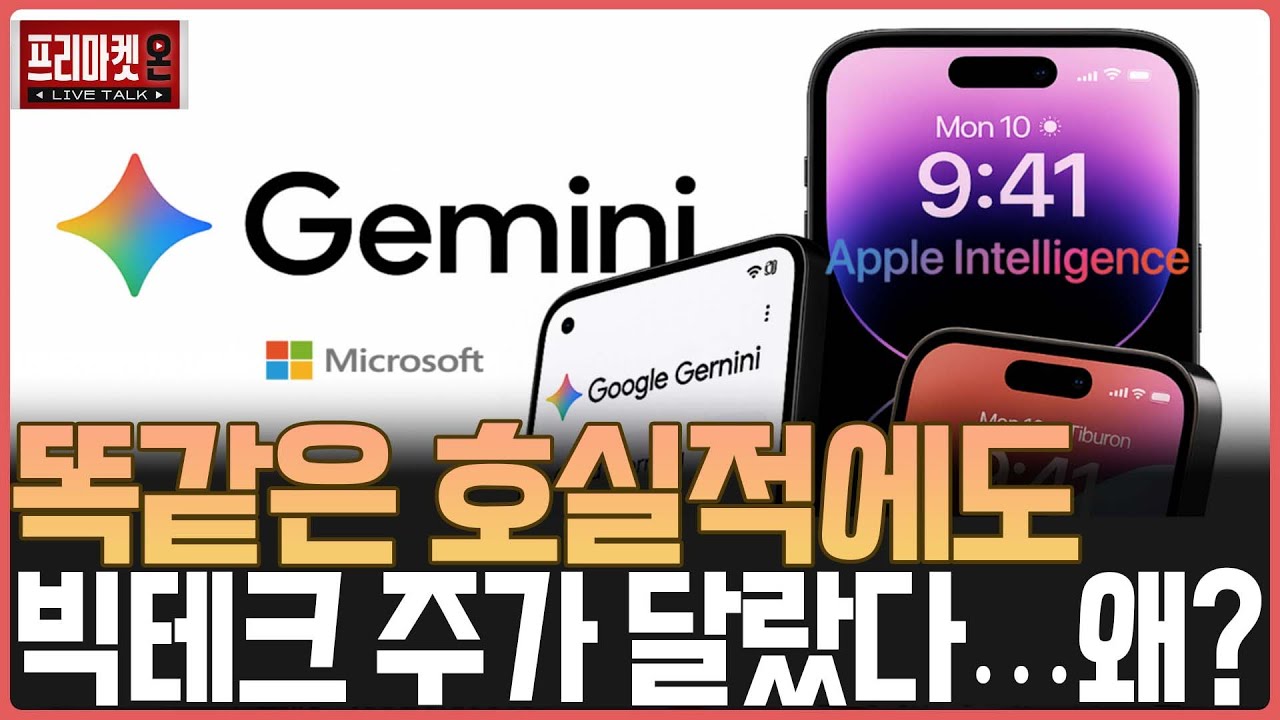 똑같은 호실적에도 빅테크 주가 달랐다...왜?ㅣ프리마켓온ㅣ김장열ㅣ