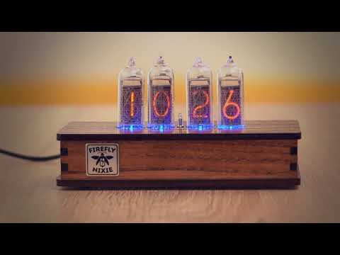 Ad video for Nixie Clock FullHD