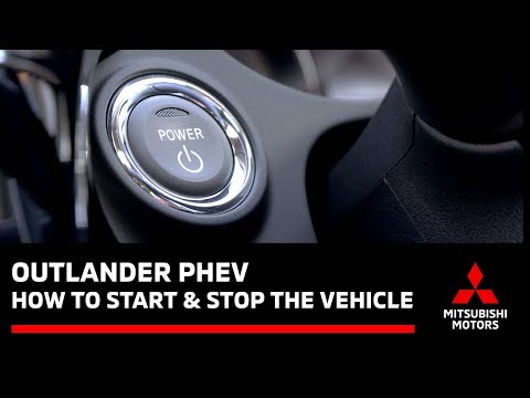 How to Start and Stop your Outlander PHEV