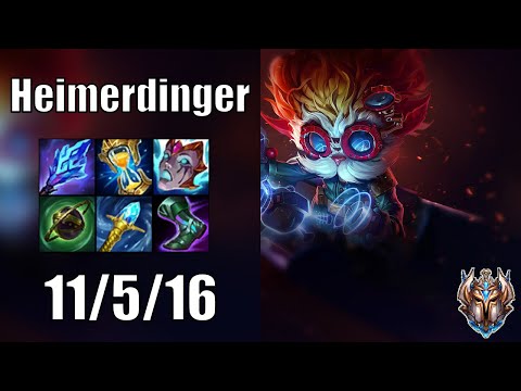 Heimerdinger vs Nami SUPPORT - Patch 12.20 euw1 CHALLENGER