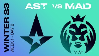 LEC Winter Split 2023 - W1D2 - AST vs MAD