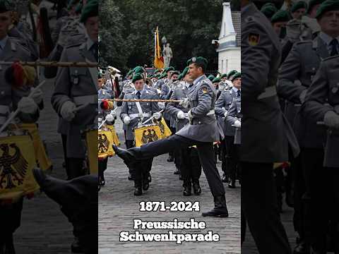 Preußische Schwenkparade 1871-2024🦅🇩🇪#bundeswehr #wachbataillon #soldaten #militär #marsch #army