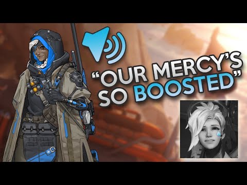Toxic Teammate accuses me of Win Trading on Mercy | Overwatch PS4