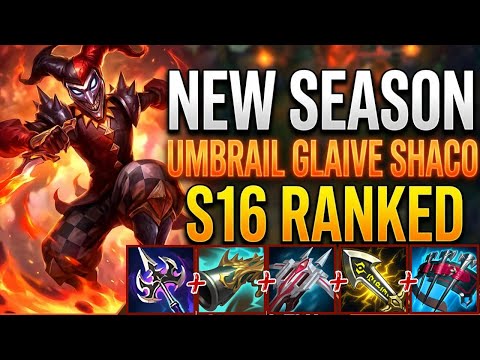 Umbrail Glaive Rush Shaco - S16 Master Ranked [League of Legends] Full Gameplay - Infernal Shaco