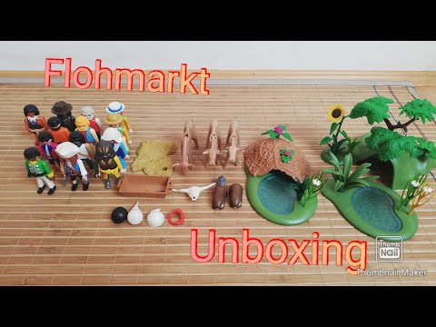 Playmobil Flohmarkt Unboxing