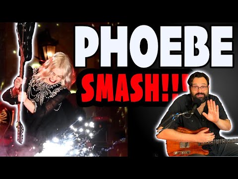 Guitarist REACTS to Phoebe Bridgers SMASHING her Guitar on SNL
