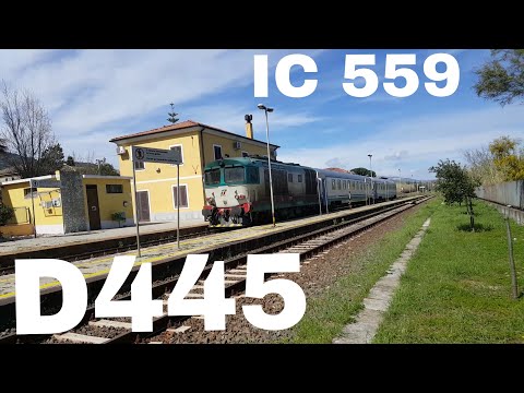D445 FS IC 559 Taranto - Reggio Calabria C.l nella stazione "abbandonata" di Sant'Andrea