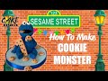 CAKE NATION How To Make A Fondant Cookie Monster Cake Topper From Sesame Street Tutorial