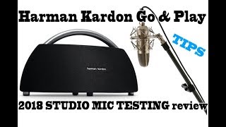 HARMAN KARDON GO & PLAY 2018 STUDIO MIC testing - Full Review - Still best bluetooth premium speaker