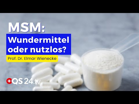 MSM: What's really behind the "miracle cure"? | Prof. Dr. Elmar Wienecke | QS24 Panel