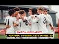 U18 United DESTROYED U18 Liverpool 9-1 😱😱 SUPERMATCH 🔝