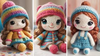 100 Ideias de Bonecas de Crochê - Como fazer Crochê -#modelosdetricô #crochê #projeto #tricotado