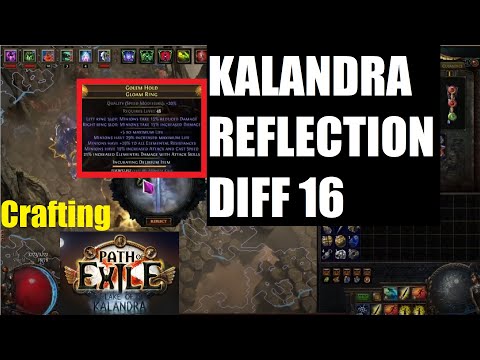 [PoE 3.19] Reflecting Insane Minion Gloam Ring in Diff 16 Kalandra Reflection in Lake League - 1101
