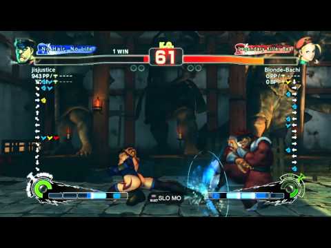 SSF4 AE jisjustice (Bison) vs Blonde-Bachi (Cammy)