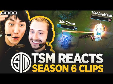 "OMG DID YOU SEE THAT?!" | TSM REACTS to the BEST Videos from the EPIC LCS SEASON 6