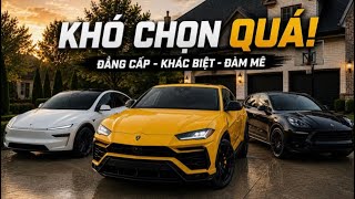 Lambo, Porsche, Tesla, 3 quốc gia 3 cá tính.