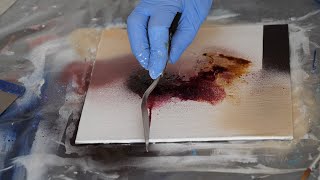 Abstrakte malerei/ How to paint/Demo Peinture abstraite/Abstract Art /Pintura abstracta