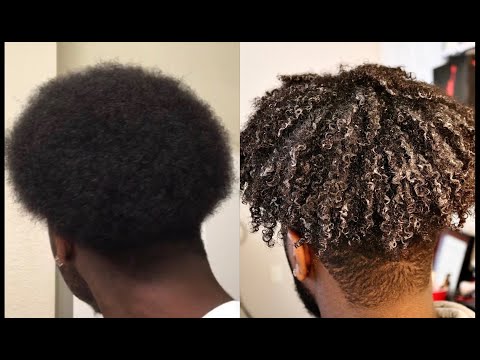The BEST Curly Hair Tutorial - Afro to Curls - Type 4
