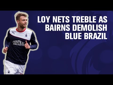 Loy nets treble as Bairns demolish Blue Brazil
