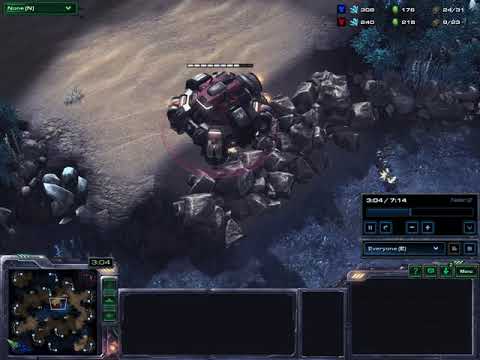 REdDeViL vs sneetch Starcraft 2 Planetary Fortress Rush Deflected