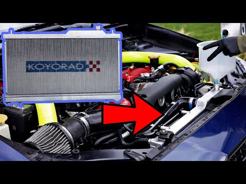 Koyo Racing Radiator Install W/ Samco Hoses | 2018 Subaru STI | Step By Step