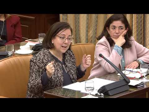 Intervención de María Jesús Moro en la Comisión de Universidades del Congreso de los Diputados