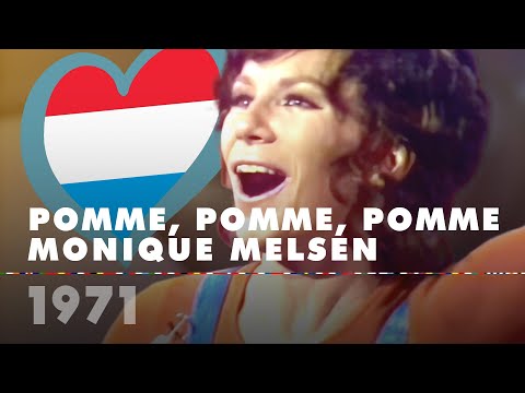 POMME, POMME, POMME - MONIQUE MELSEN (1971 Luxembourg – Eurovision Song Contest HD)