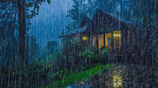 Download lagu Rain Sounds for Sleep - Fall Asleep to Sound Heavy Rain & Thunder on the Roof on a Stormy Night mp3