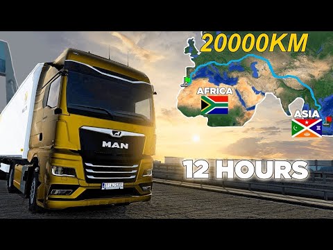 ETS2 Longest Delivery (Morocco to Indonesia) Africa to Asia | Euro Truck Simulator 2