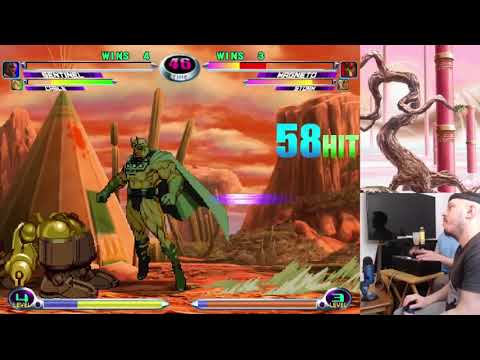 MvC2: Romneto - Magneto/Storm Comeback vs Mag/Sent/Cable (Kest) .:3.16.23:. [Player Cam]