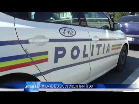 MINOR AJUNS LA UPU CU UN CUȚIT ÎNFIPT ÎN CAP