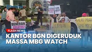 Imbas Korupsi Eks Kepala BGN, Aliansi MBG Watch Gelar Aksi Protes Geruduk Kantor BGN Jakarta