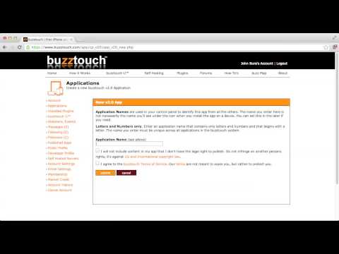 Buzztouch Tutorials | 12