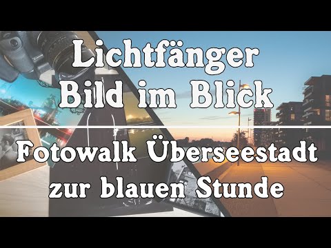 Fotowalk blaue Stunde in der Bremer Überseestadt